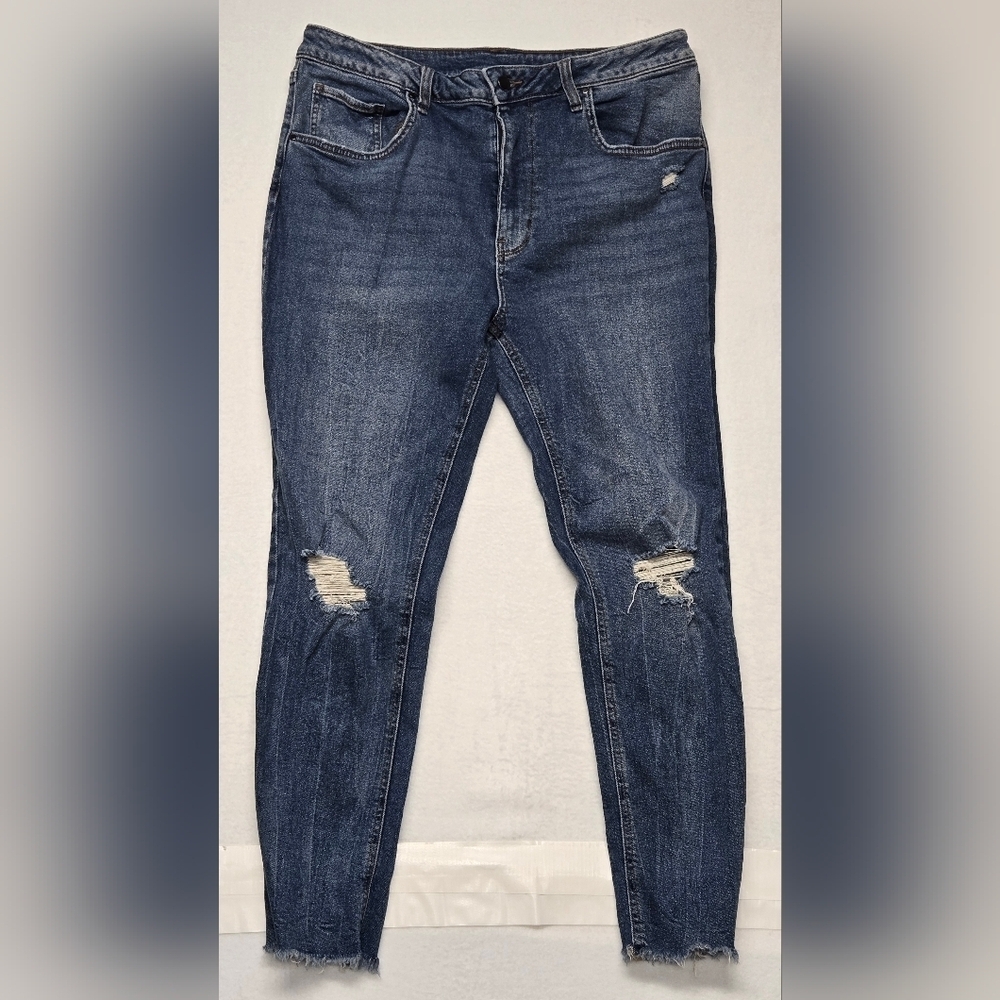 Nobo No Boundaries Stretch Skinny Jeans Distressed High Rise Waist 15